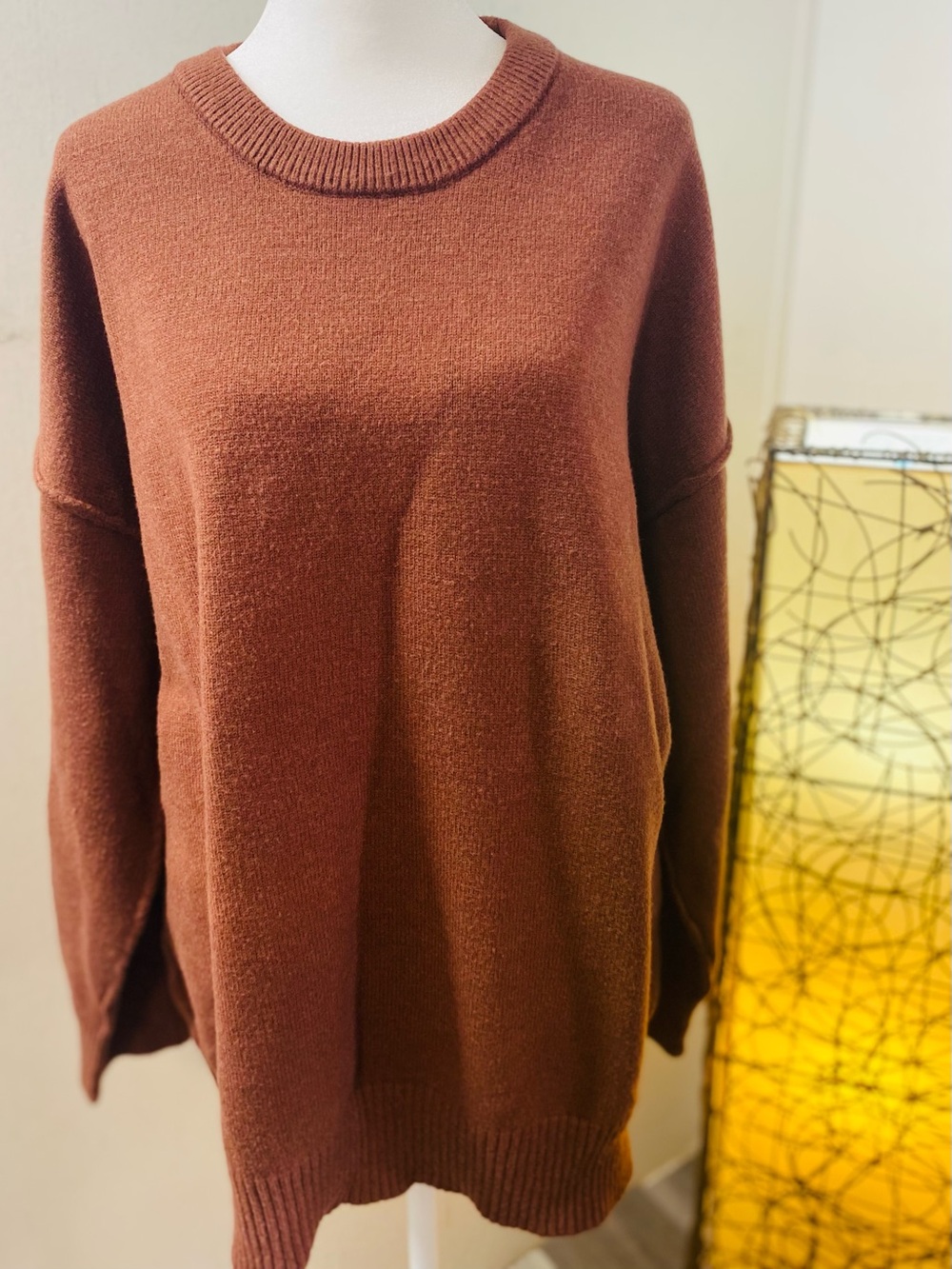 HALARA Rust Crewneck Sweater
